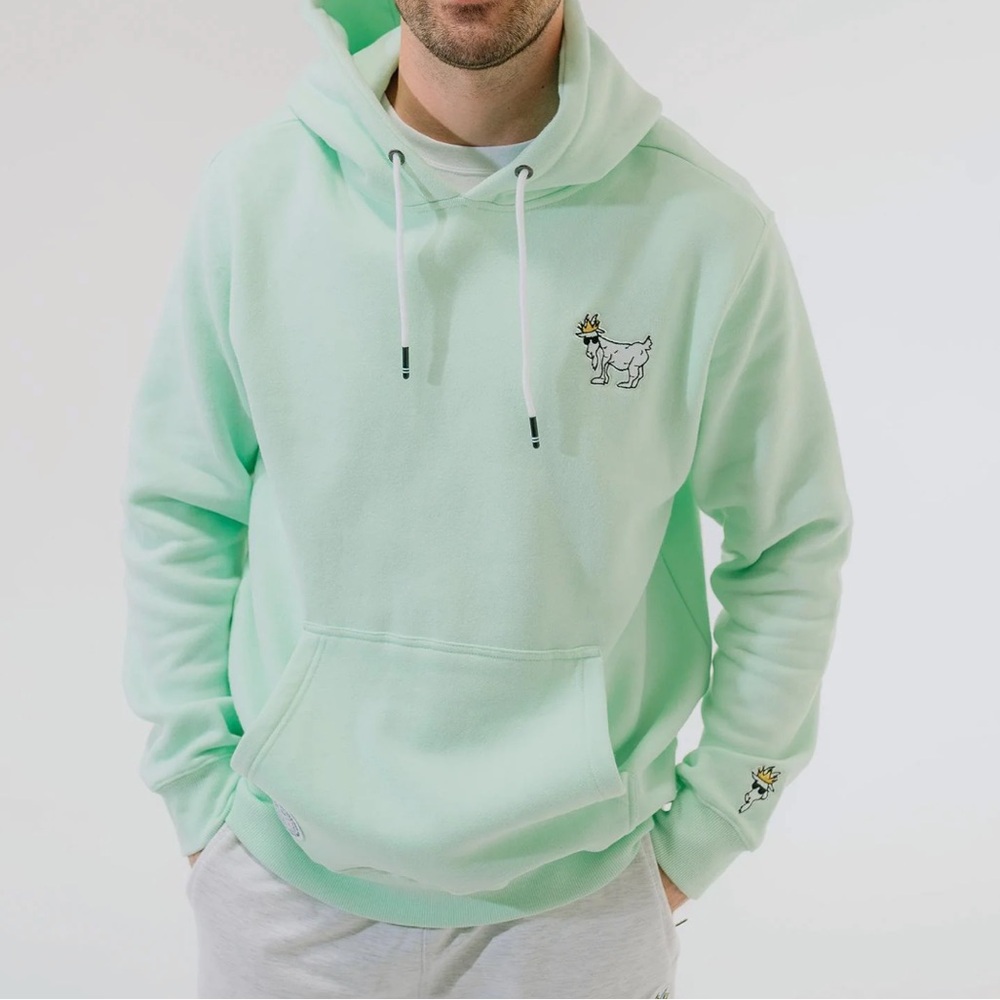 NWOT GOAT mint hoodie